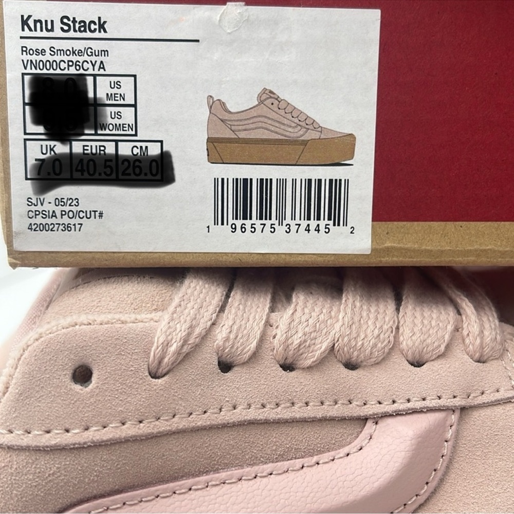 Vans WMNS Knu Stack Rose Smoke/Gum
VN000CP6CYA Platforms Sneakers - Picture 16 of 16